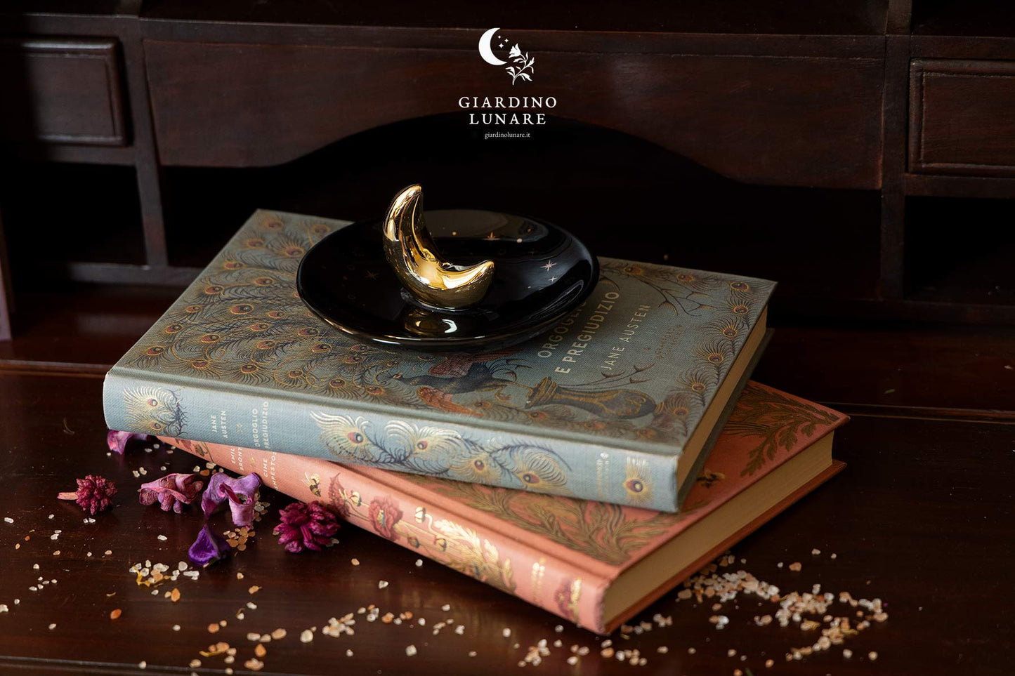 Piattino e Porta Incenso Luna